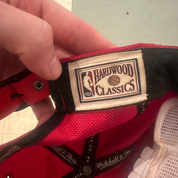 Mitchell and ness chicago hat fitted hardwood classics cap adjustable - Picture 5 of 6